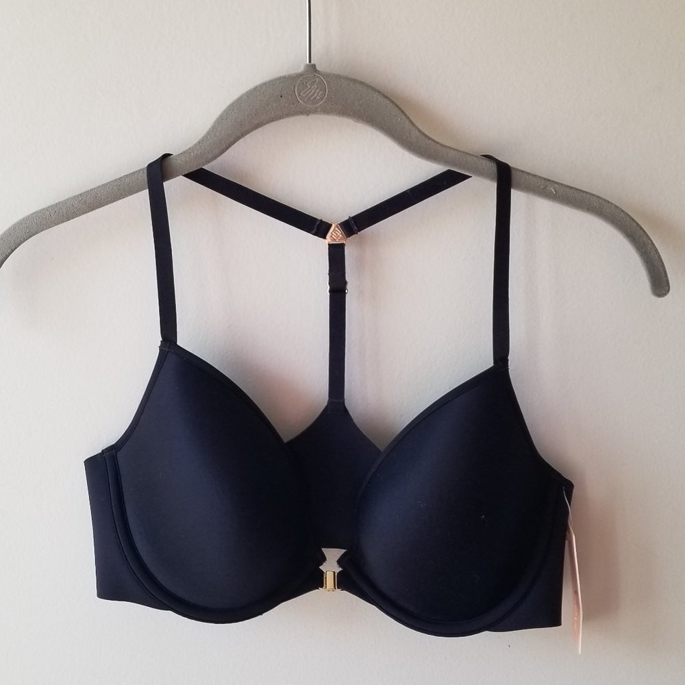 NWT Black Racerback Third Love Bra 34C